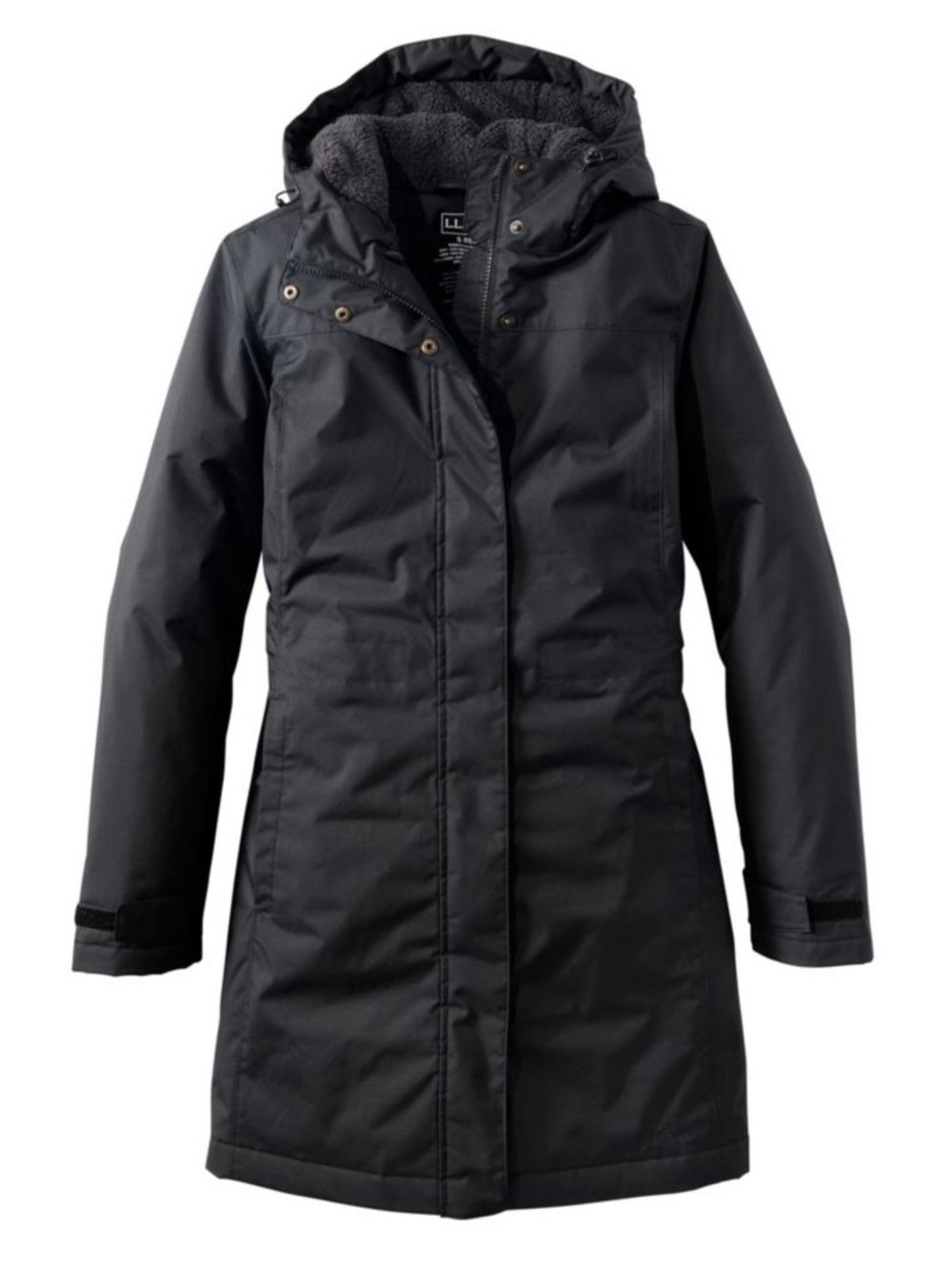 L.L. Bean Women's Winter Warmer Coat BLACK size M